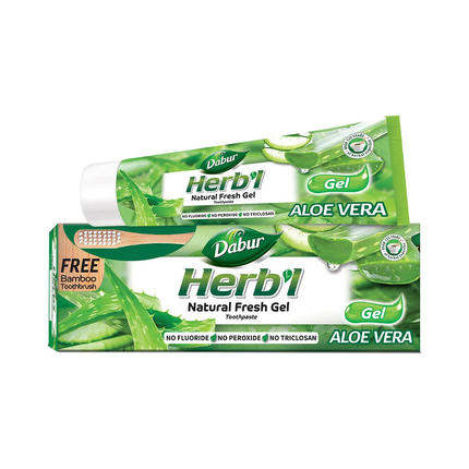 Pasta Dental Herb l Aloe Vera Gel + Cepillo de Dientes 150gr