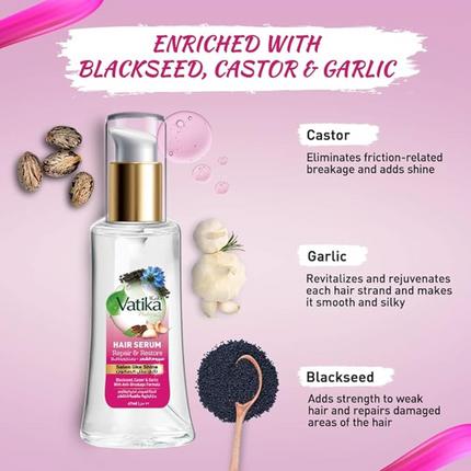 Vatika Serum Capilar Reparador & Restaurador 47 ml