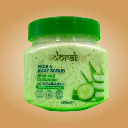 Adorable Exfoliante Aloe & Cucumber con Niacinamide 300 ml