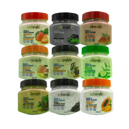 Pack Adorable 9 Exfoliantes Surtidos 300 ml
