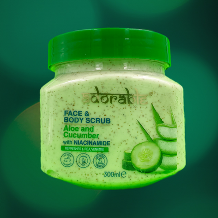 Adorable Exfoliante Aloe & Cucumber con Niacinamide 300 ml