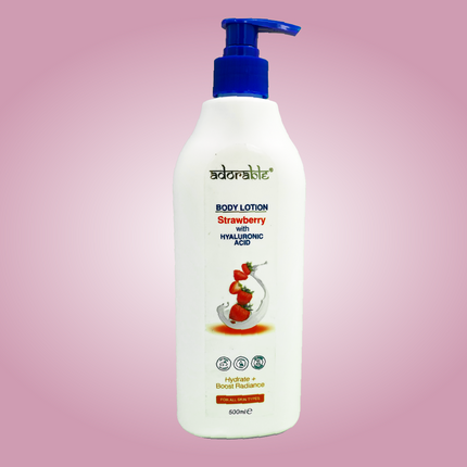 Adorable Loción Corporal Frutilla & Ácido Hialurónico 500 ml