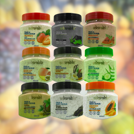 Pack Adorable 9 Exfoliantes Surtidos 300 ml