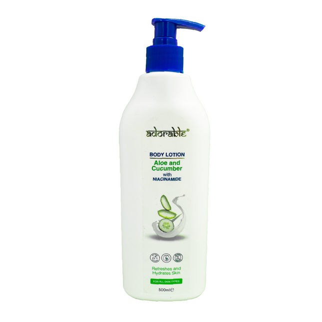 Adorable Loción Corporal  Aloe Cucumber & Vit B3 500 ml