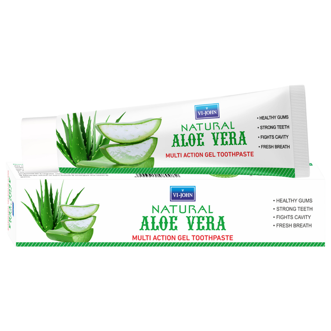 Vi-John Pasta Dental Gel Aloe Vera Natural 150 gr