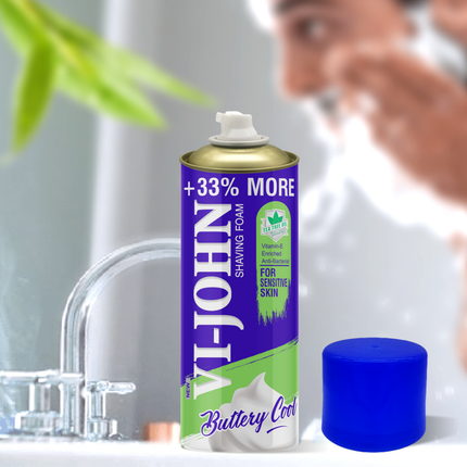 Vi-John Espuma de Afeitar Piel Sensible 400 gr