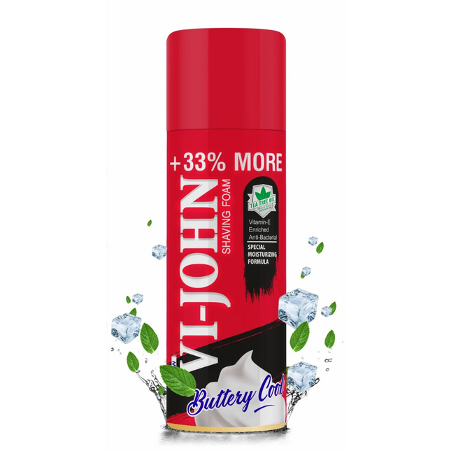 Vi-John Espuma de Afeitar Vit E Formula Especial 400 gr