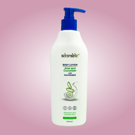 Adorable Loción Corporal  Aloe Cucumber & Vit B3 500 ml