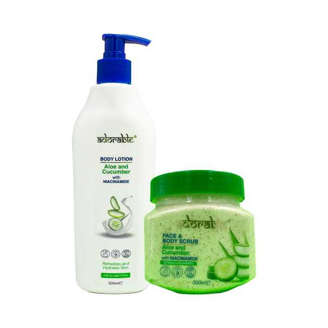 Pack Adorable Corporal Aloe Vera - Cucumber & Vit B3