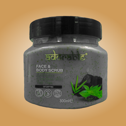 Adorable Exfoliante Carbón Activo & Árbol de Té 300 ml