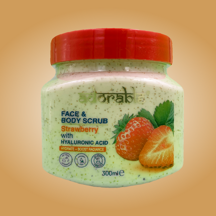 Adorable Exfoliante Frutilla & Acido Hialurónico 300 ml