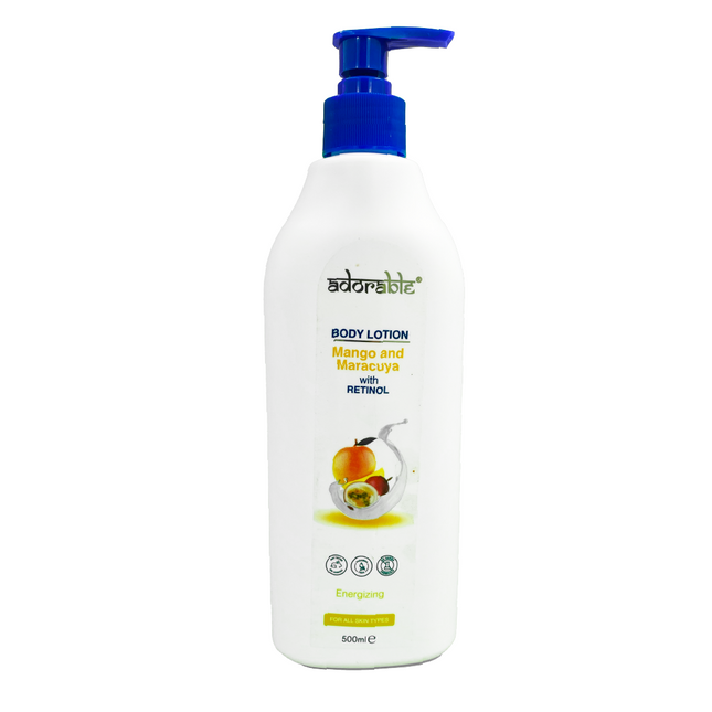 Adorable Loción Corporal Mango Maracuyá & Retinol 500 ml