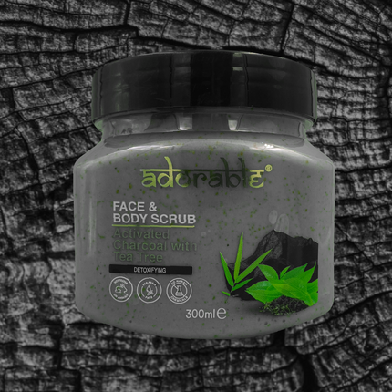 Adorable Exfoliante Carbón Activo & Árbol de Té 300 ml
